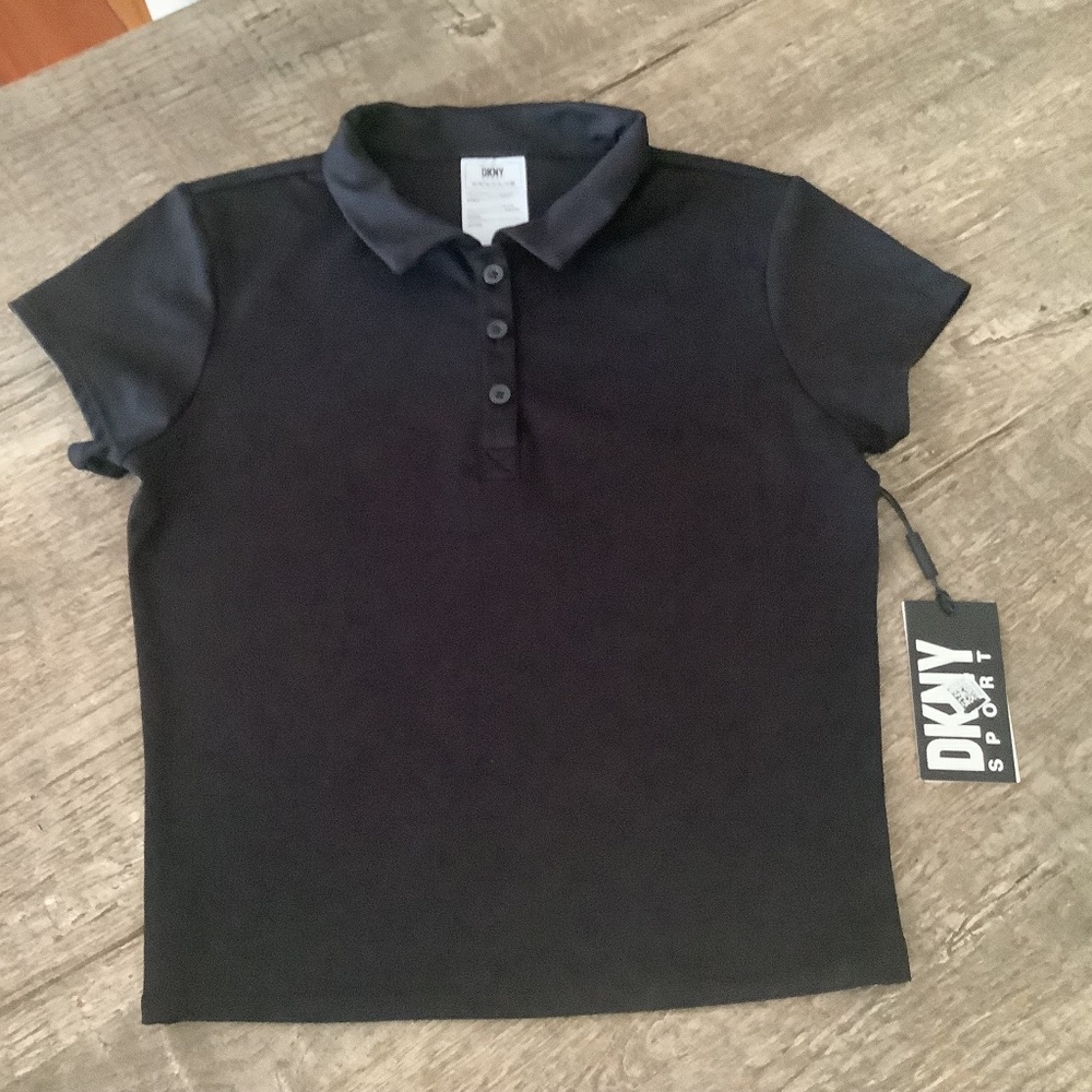 DKNY Sport Women's Balance Polo Top, Size M